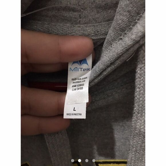 Crash Pullover Racing hoodie sweater sz L - Picture 2 of 3